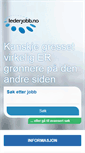 Mobile Screenshot of lederjobb.no